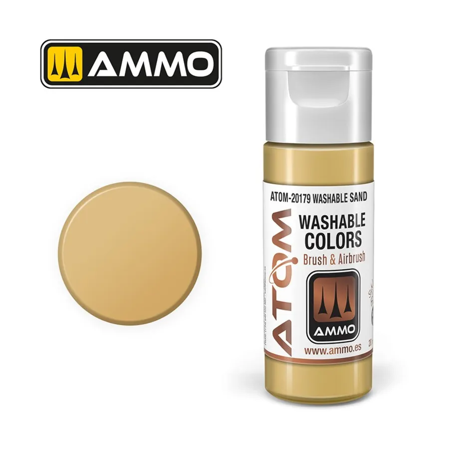 Моющийся песок, ATOM Acrylic Paints
Моющийся песок, ATOM Acrylic Paints