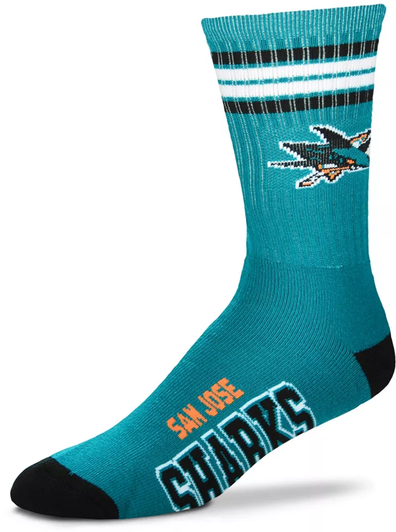 Носки Deuce с четырьмя полосками для босых ног San Jose Sharks For Bare Feet
Носки Deuce с четырьмя полосками для босых ног San Jose Sharks For Bare Feet