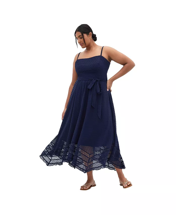 Платье Flirty Nature для полных женщин CITY CHIC, синий
Платье Flirty Nature для полных женщин CITY CHIC, синий