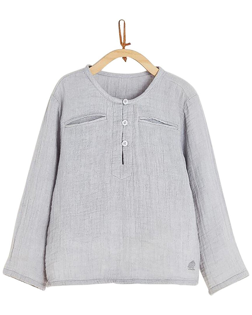 babycottons Рубашка с воротником-стойкой Paradise, серый
babycottons Рубашка с воротником-стойкой Paradise, серый