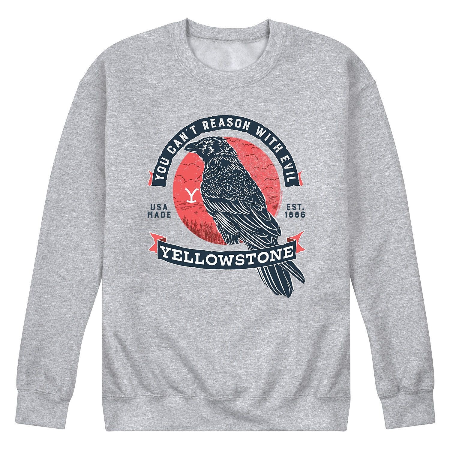 Мужской свитшот Yellowstone Evil Crow Licensed Character
Мужской свитшот Yellowstone Evil Crow Licensed Character