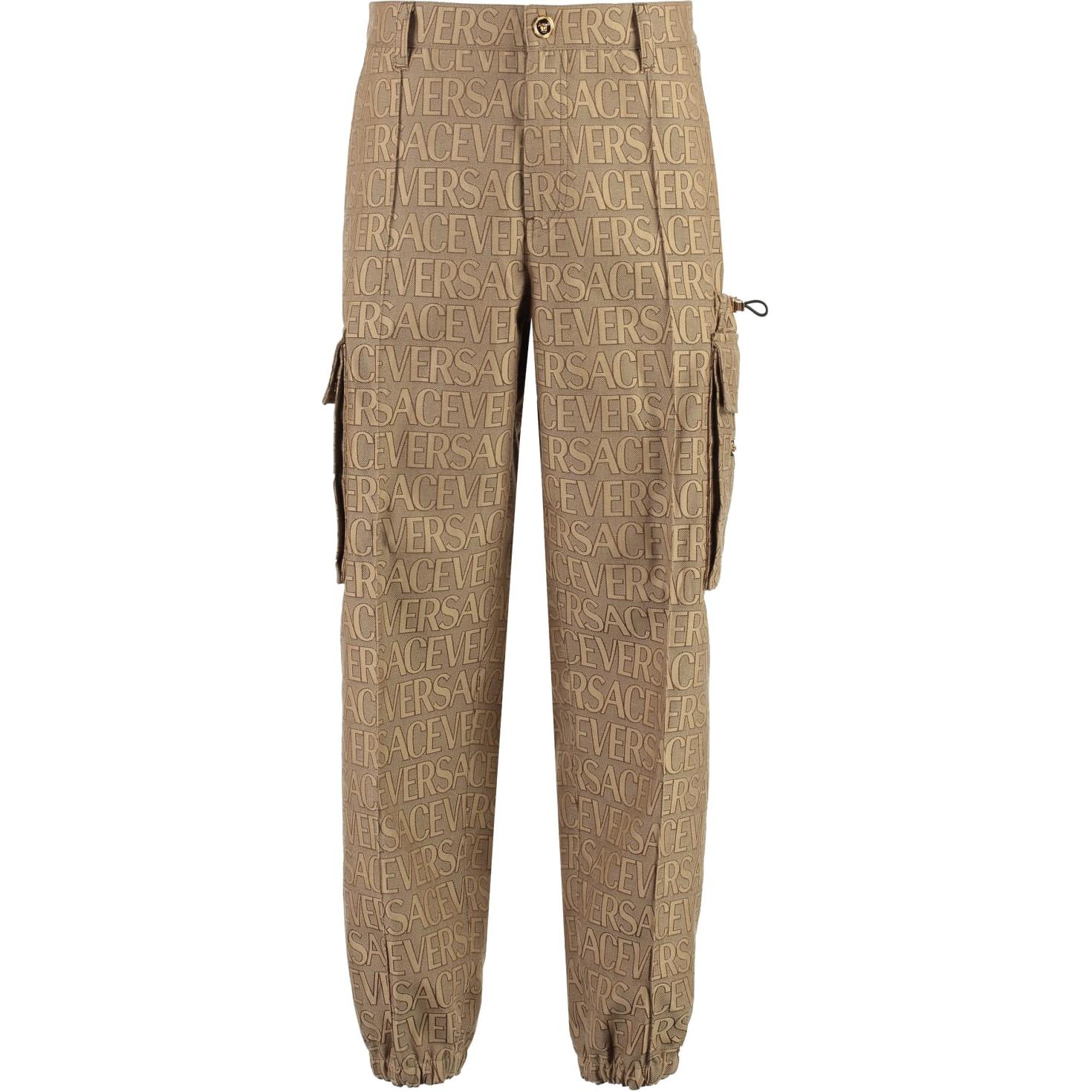 Брюки-карго Mid Rise с принтом Allover Logo от Versace VERSACE JEANS COUTURE, бежевый
Брюки-карго Mid Rise с принтом Allover Logo от Versace VERSACE JEANS COUTURE, бежевый
