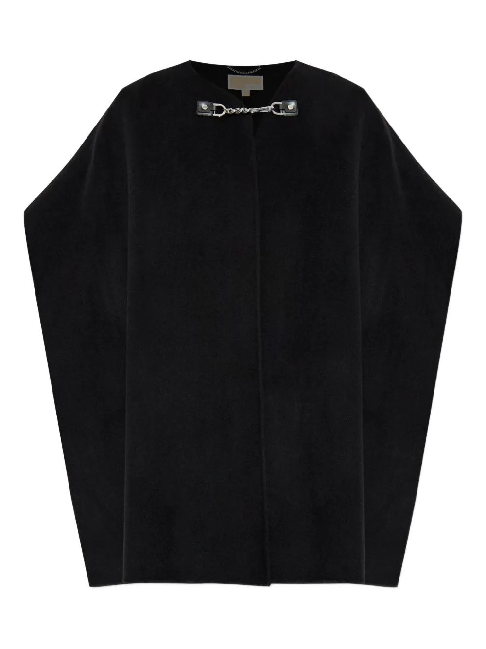 Шерстяная накидка с цепочной отделкой Michael Michael Kors, черный
Шерстяная накидка с цепочной отделкой Michael Michael Kors, черный