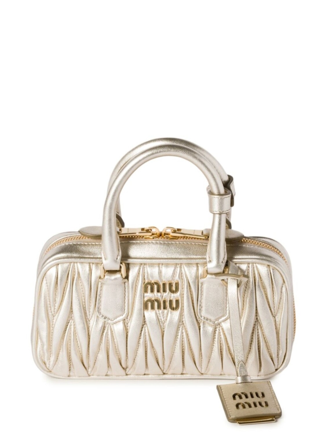 Miu Miu мини-сумка Arcadie, золотой
Miu Miu мини-сумка Arcadie, золотой