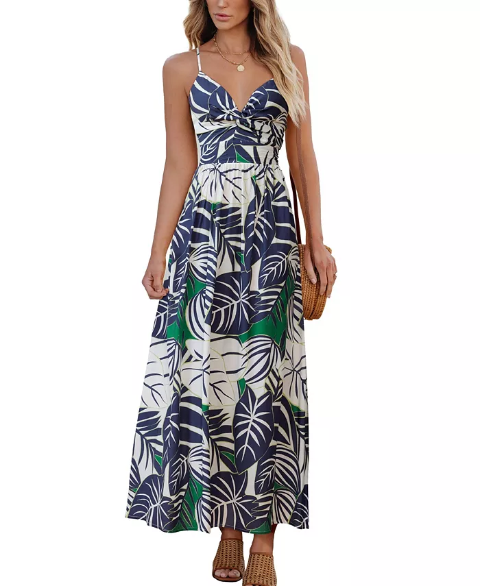 Женское повседневное пляжное платье макси с V-образным вырезом Cupshe, белый
Женское повседневное пляжное платье макси с V-образным вырезом Cupshe, белый