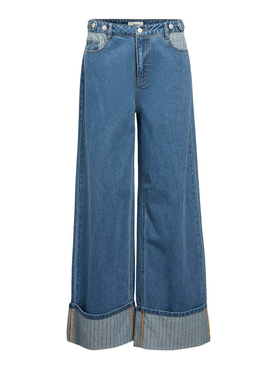Джинсы OBJECT Wide leg Jeans OBJCASEY, синий деним 
Джинсы OBJECT Wide leg Jeans OBJCASEY, синий деним
