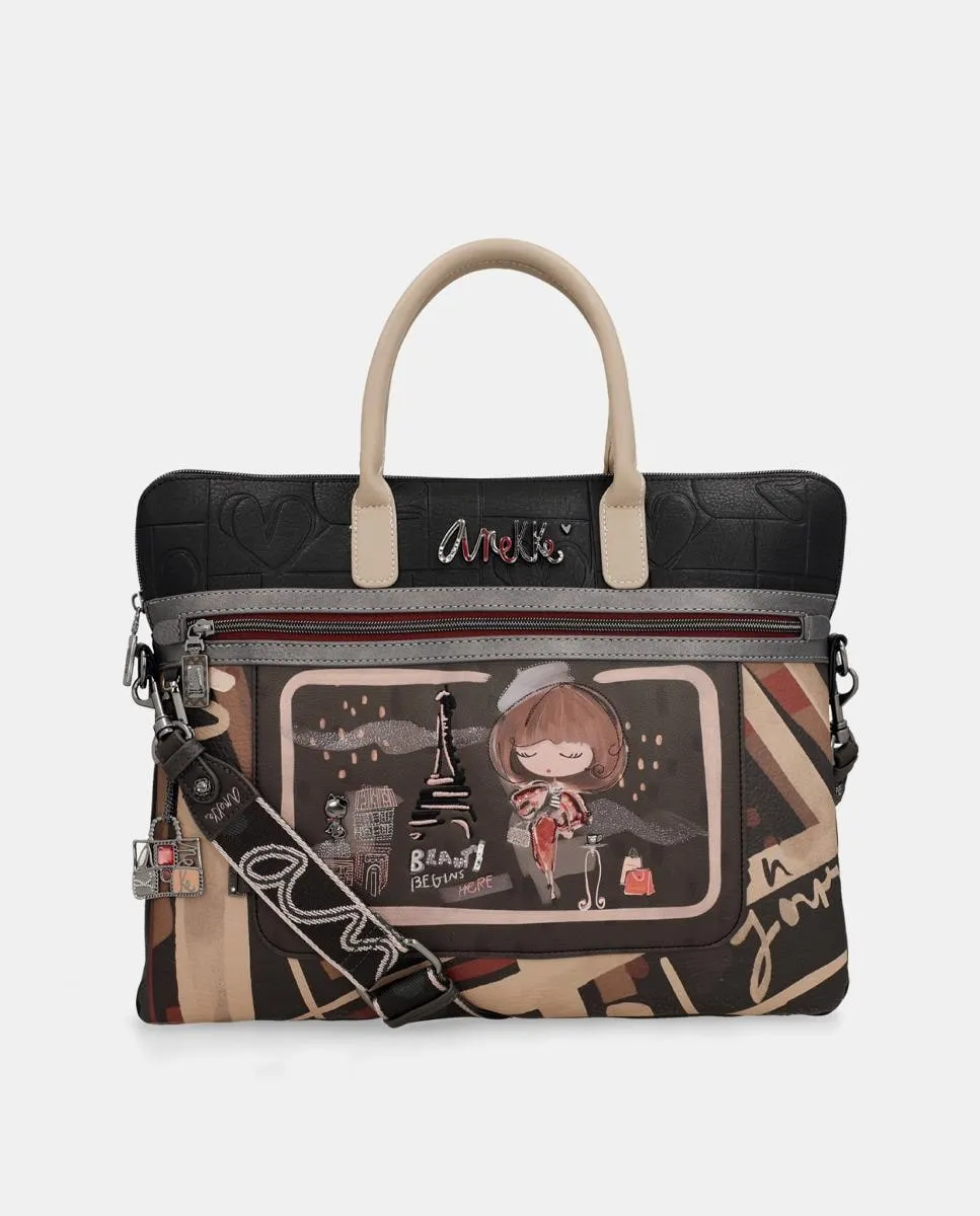 Портфель для документов Мадемуазель Anekke, многоцветный 
Портфель для документов Мадемуазель Anekke, многоцветный