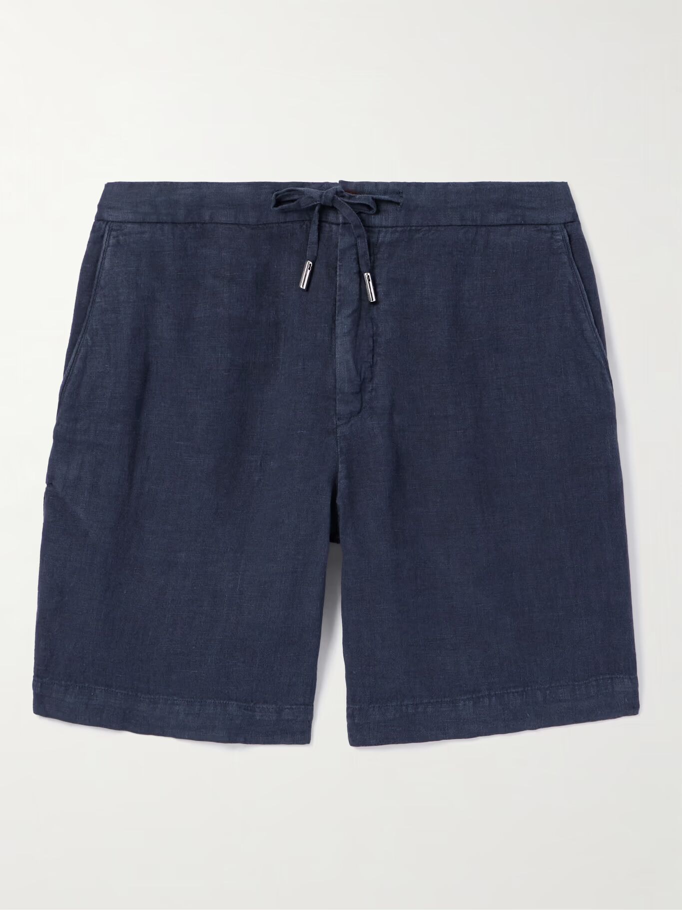 Прямые льняные шорты-бермуды с завязками MR P., синий
Прямые льняные шорты-бермуды с завязками MR P., синий
