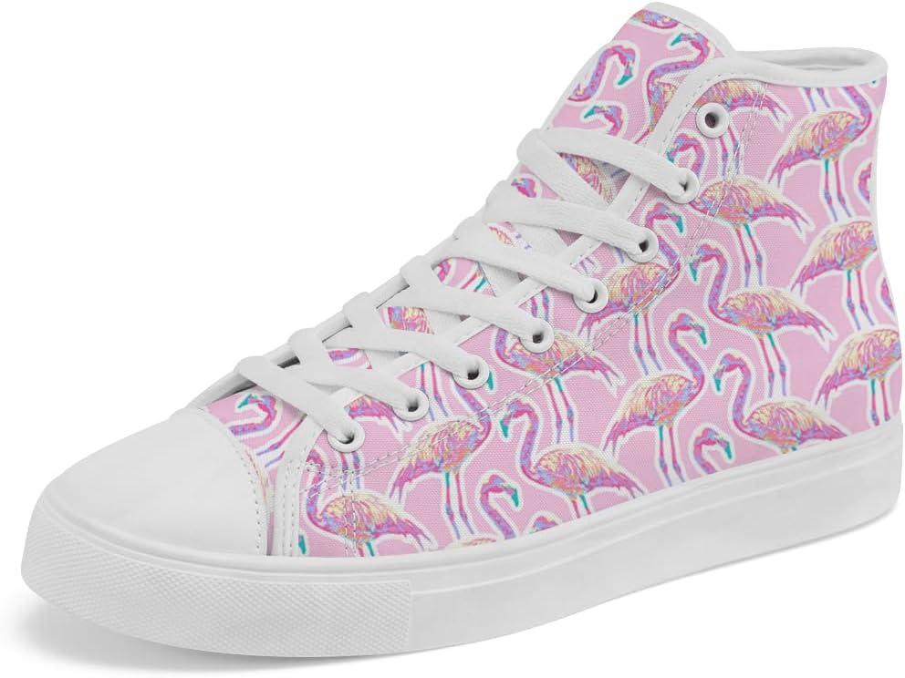 Высокие кеды Flamingo для мужчин и женщин, тканевые кроссовки на шнуровке, повседневная обувь, подарок для мамы и папы Chebing, розовый
Высокие кеды Flamingo для мужчин и женщин, тканевые кроссовки на шнуровке, повседневная обувь, подарок для мамы и папы Chebing, розовый