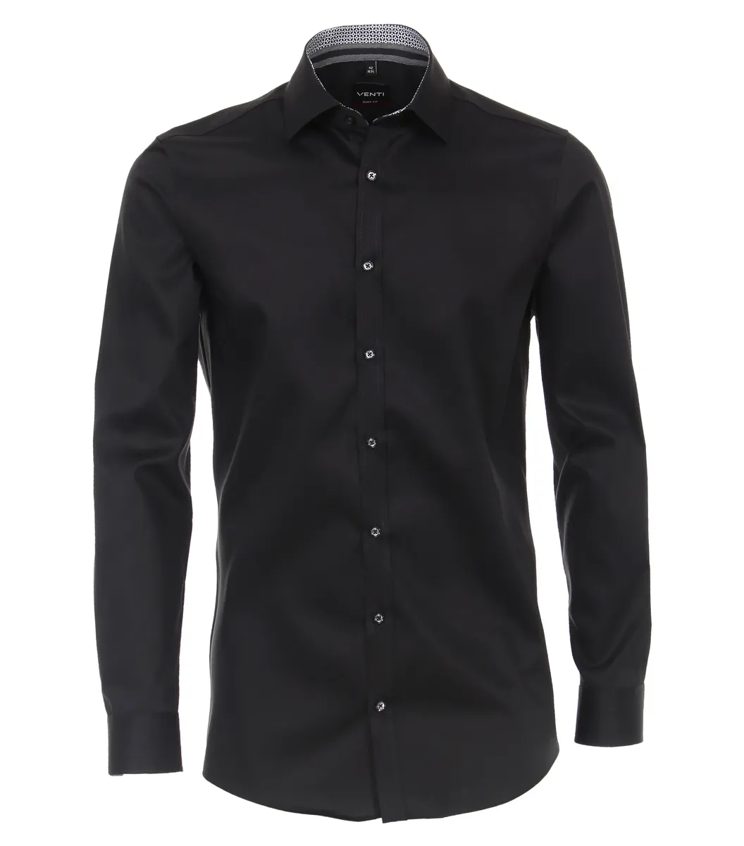 Деловая рубашка VENTI "Деловая рубашка VENTI однотонная", черный
Деловая рубашка VENTI "Деловая рубашка VENTI однотонная", черный