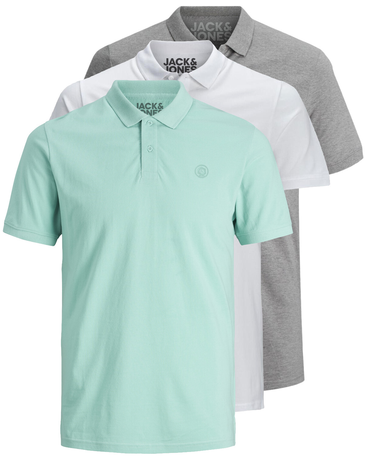 Поло Jack & Jones 3er Set, цвет Aqua/White/Grey
Поло Jack & Jones 3er Set, цвет Aqua/White/Grey