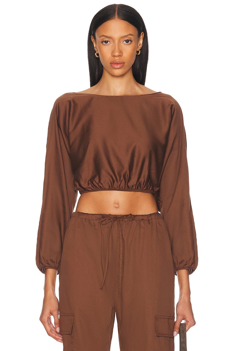 Блузон с длинным рукавом Yoko Leset, Chocolate
Блузон с длинным рукавом Yoko Leset, Chocolate