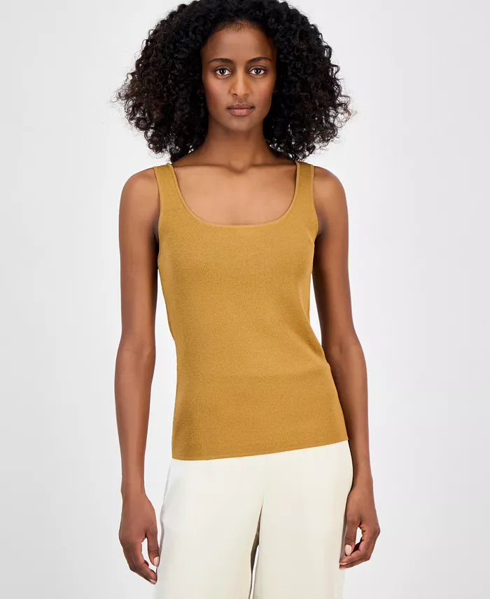 Женский топ без рукавов с квадратным вырезом Anne Klein, коричневый
Женский топ без рукавов с квадратным вырезом Anne Klein, коричневый