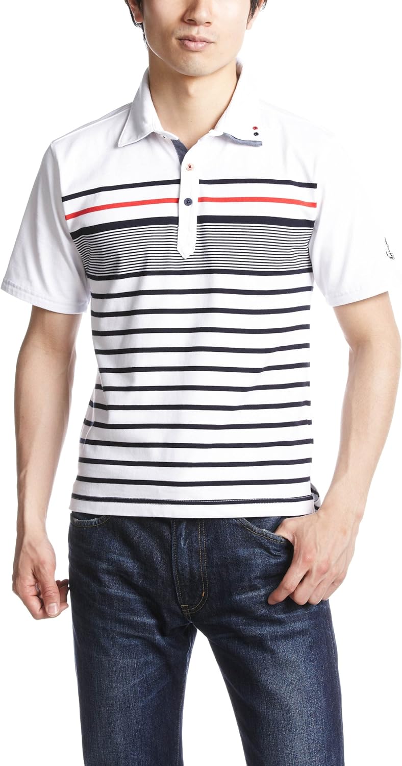 Поло с контрастной вставкой по краю и двумя воротниками Pincponc, белый
Поло с контрастной вставкой по краю и двумя воротниками Pincponc, белый