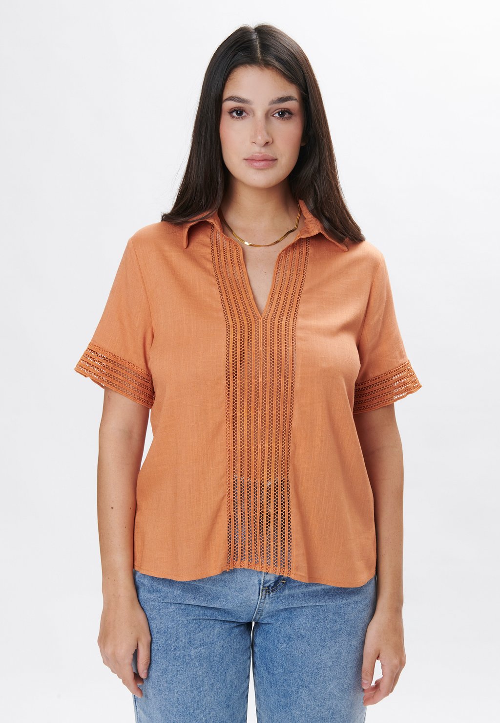 Блуза Maison Form'elle, оранжевый
Блуза Maison Form'elle, оранжевый