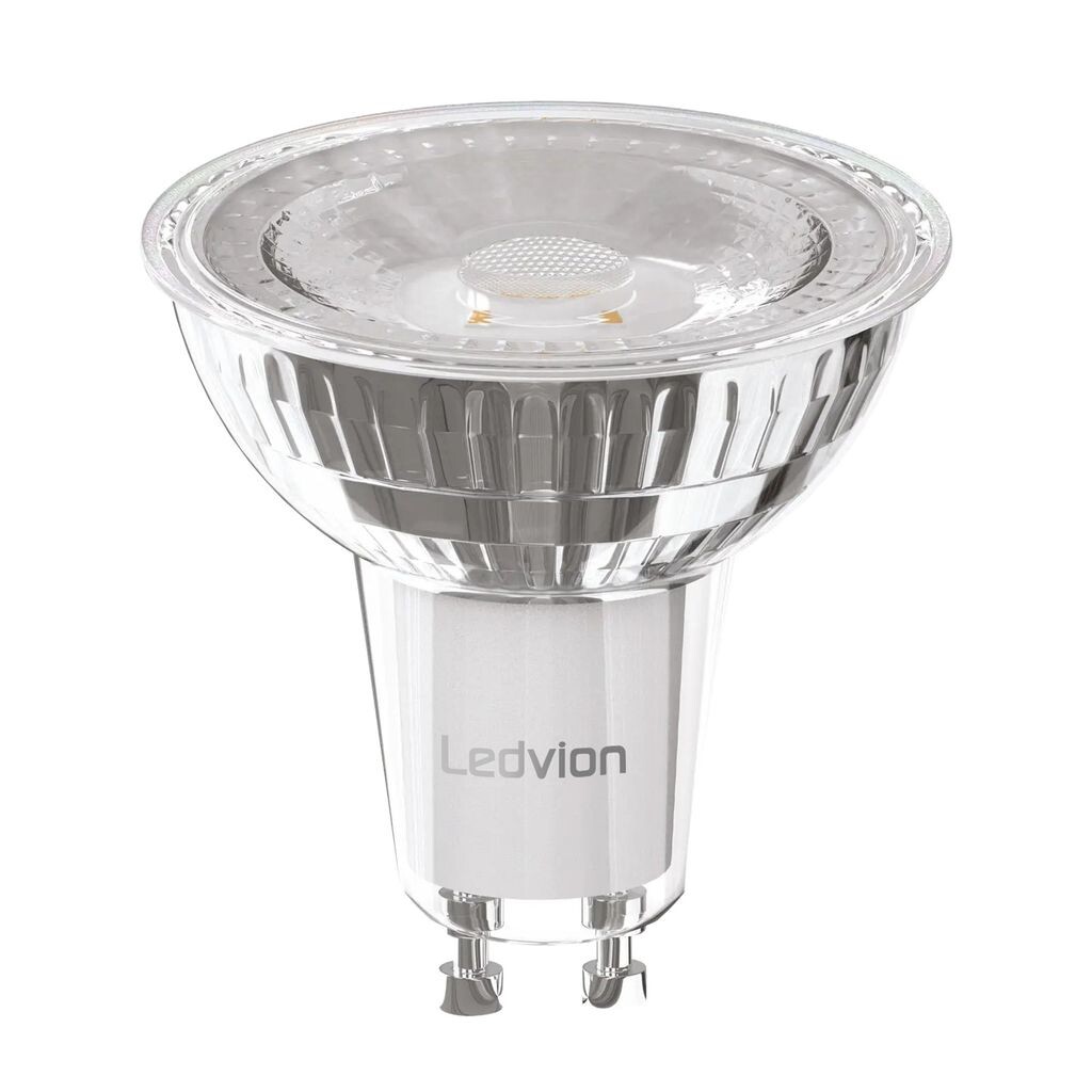 Светодиодный спот Ledvion GU10, 4,5 Вт, теплый свет 2700К, 345 люмен, цельное стекло, прозрачный
Светодиодный спот Ledvion GU10, 4,5 Вт, теплый свет 2700К, 345 люмен, цельное стекло, прозрачный