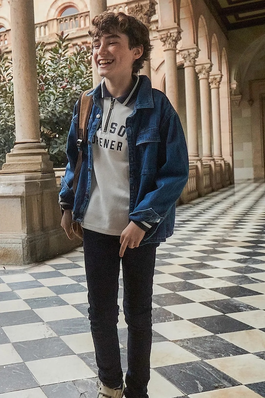 Детские джинсы slim fit basic Mayoral, темно-синий
Детские джинсы slim fit basic Mayoral, темно-синий