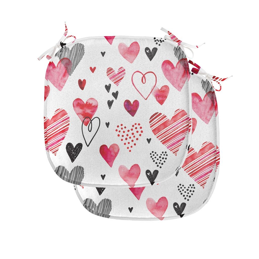 Подушки на обеденный стул ABAKUHAUS Valentines, рисунок в форме сердца, декоративная водонепроницаемая подушка с ремнями для кухонных сидений, 40 см x 40 см — упаковка из 2 шт., черный, красный, розовый, белый
Подушки на обеденный стул ABAKUHAUS Valentines, рисунок в форме сердца, декоративная водонепроницаемая подушка с ремнями для кухонных сидений, 40 см x 40 см — упаковка из 2 шт., черный, красный, розовый, белый