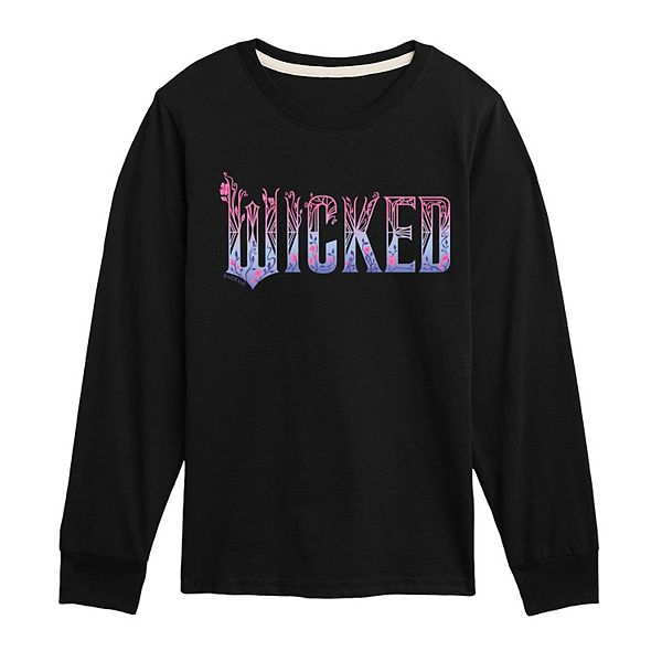 Футболка с длинным рукавом Wicked for Good с логотипом и цветочным принтом для мальчиков 8-20 Licensed Character, Black
Футболка с длинным рукавом Wicked for Good с логотипом и цветочным принтом для мальчиков 8-20 Licensed Character, Black