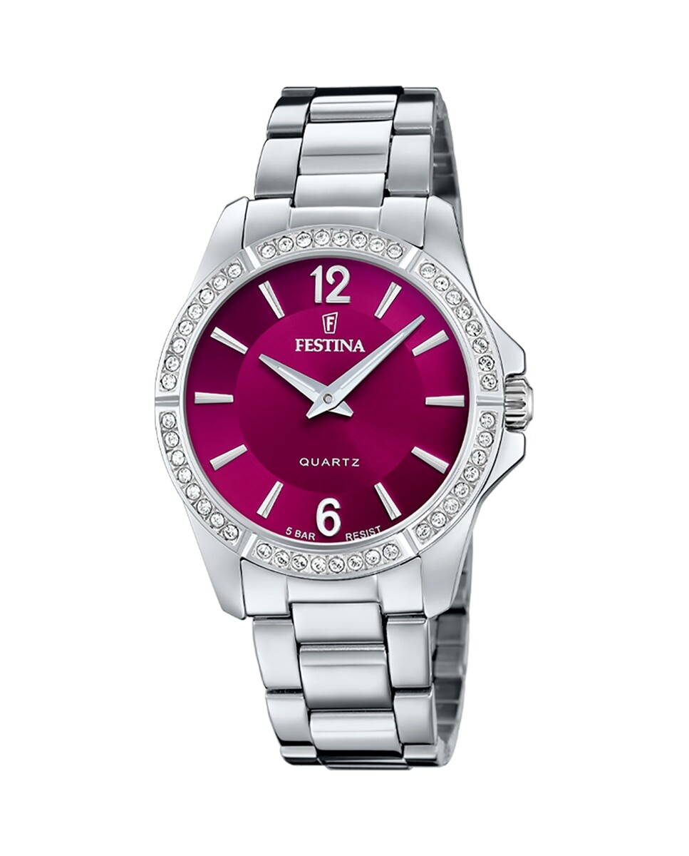 Женские часы F20593/2 Mademoiselle из серебристой стали Festina, серебро 
Женские часы F20593/2 Mademoiselle из серебристой стали Festina, серебро