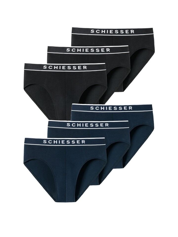 Трусы Schiesser, цвет schwarz/navy
Трусы Schiesser, цвет schwarz/navy