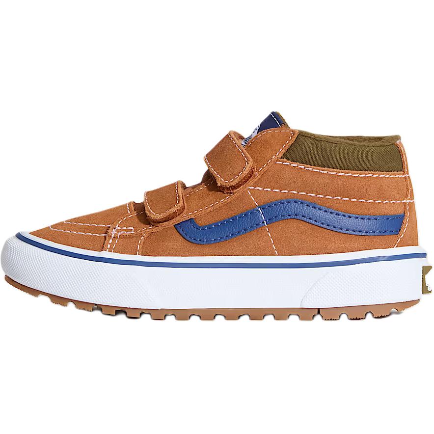 Кроссовки для скейтбординга SK8 MID детские Vans, коричневый
Кроссовки для скейтбординга SK8 MID детские Vans, коричневый