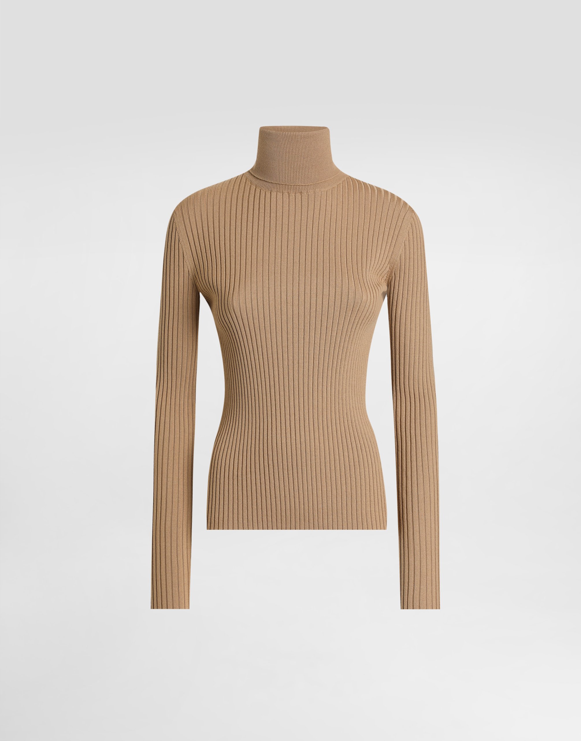 Шерстяной пуловер с воротником-стойкой Dolce & Gabbana, бежевый
Шерстяной пуловер с воротником-стойкой Dolce & Gabbana, бежевый