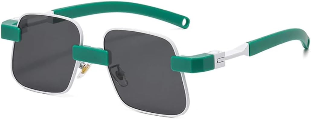 Популярные модные квадратные солнцезащитные очки для женщин с защитой от УФ-излучения UV400, ретро-стиль, прозрачные линзы, модные солнцезащитные очки с градиентным покрытием для мужчин TVTBBVV, Green Grey
Популярные модные квадратные солнцезащитные очки для женщин с защитой от УФ-излучения UV400, ретро-стиль, прозрачные линзы, модные солнцезащитные очки с градиентным покрытием для мужчин TVTBBVV, Green Grey