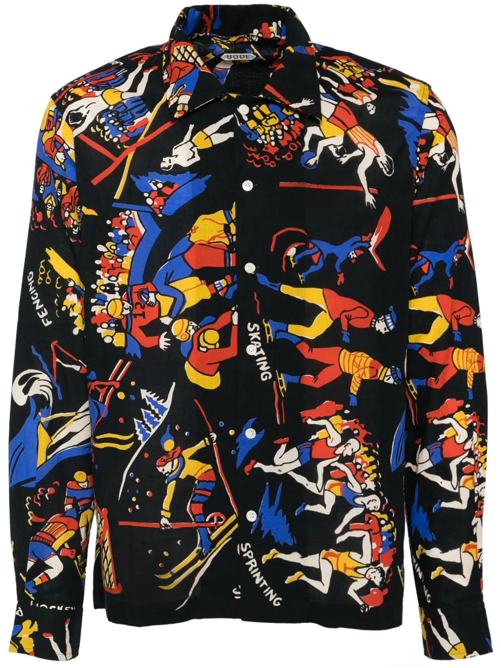 Рубашка с длинными рукавами BODE, черный
Рубашка с длинными рукавами BODE, черный