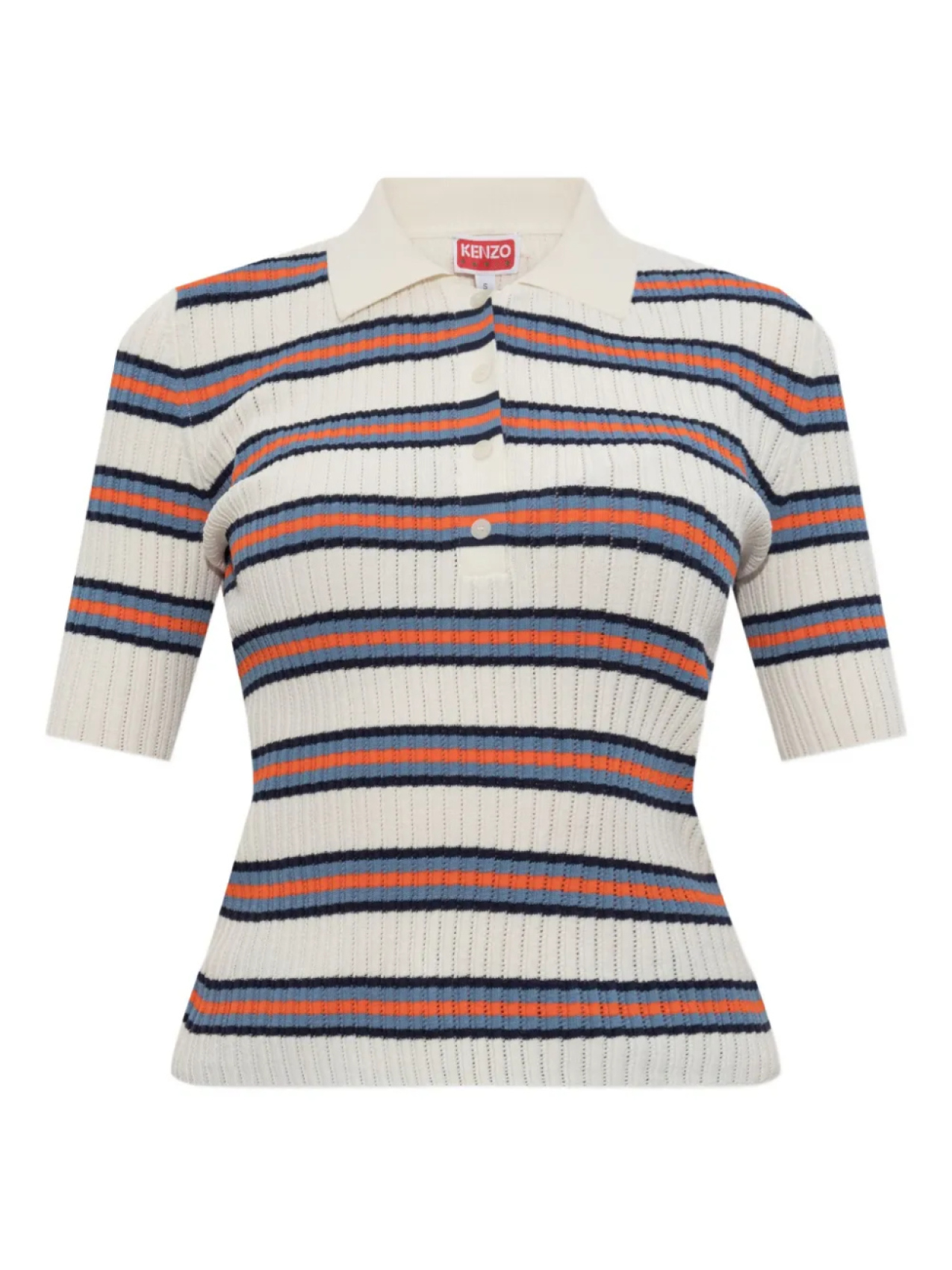 Рубчатая полосатая рубашка-поло Kenzo
Рубчатая полосатая рубашка-поло Kenzo
