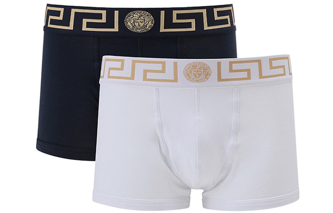 Грека Бордер 2-штучные плавки VERSACE, Белый Синий
Грека Бордер 2-штучные плавки VERSACE, Белый Синий