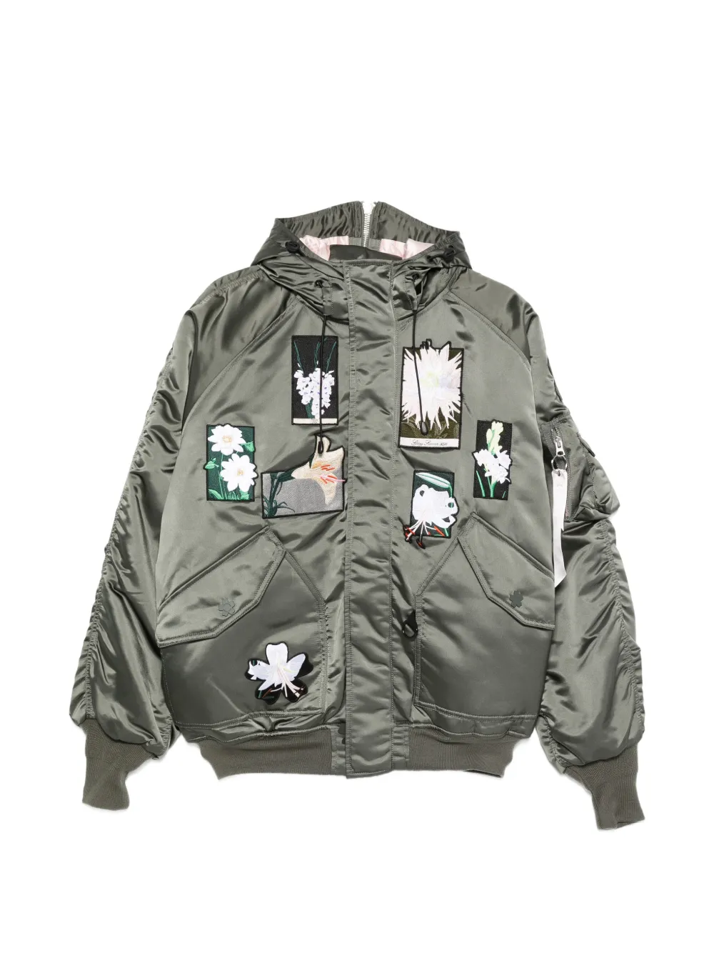 Толстовка с капюшоном и цветочной вышивкой от Alpha Industries Cecilie Bahnsen, зеленый
Толстовка с капюшоном и цветочной вышивкой от Alpha Industries Cecilie Bahnsen, зеленый