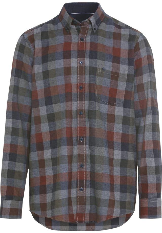 Повседневная рубашка удобного кроя с воротником на пуговицах Casamoda, мультиколор
Повседневная рубашка удобного кроя с воротником на пуговицах Casamoda, мультиколор