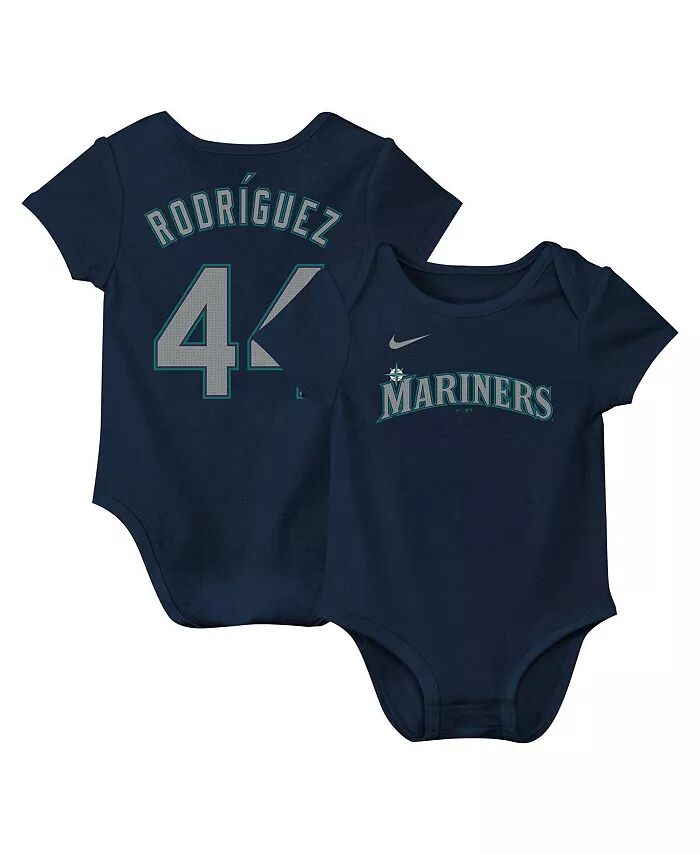 Боди для новорожденных мальчиков и девочек Julio Rodríguez Navy Seattle Mariners Fuse с именем и номером Nike
Боди для новорожденных мальчиков и девочек Julio Rodríguez Navy Seattle Mariners Fuse с именем и номером Nike