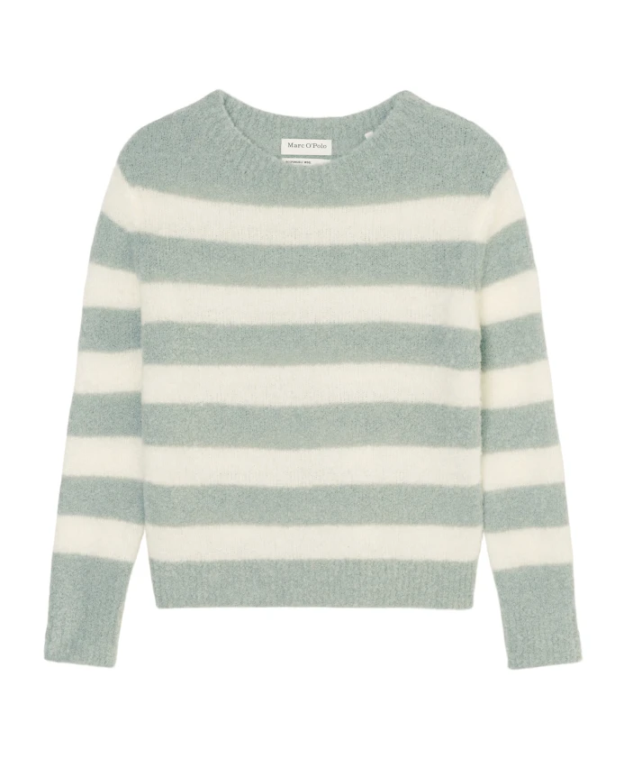 Обычный полосатый свитер букла Marc O'Polo, зеленый
Обычный полосатый свитер букла Marc O'Polo, зеленый