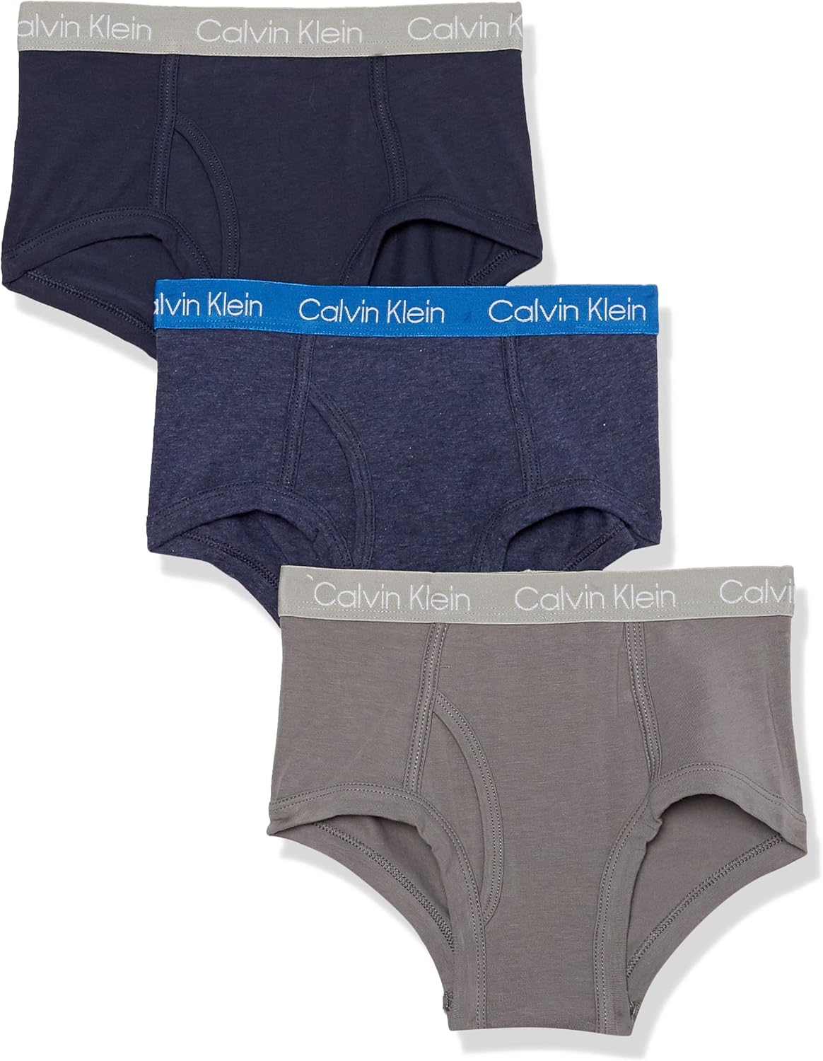 Комплект из 3 трусиков-брифов Calvin Klein для мальчиков Little Modern из хлопка разных цветов, Blue/Cstl/Black
Комплект из 3 трусиков-брифов Calvin Klein для мальчиков Little Modern из хлопка разных цветов, Blue/Cstl/Black