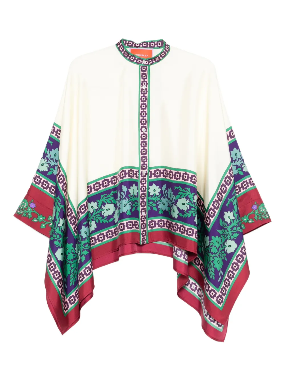 Рубашка с цветочным узором La Doublej, белый
Рубашка с цветочным узором La Doublej, белый