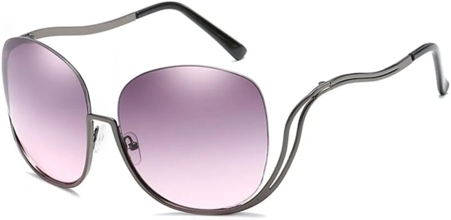 Женские солнцезащитные очки в полуободковой оправе с градиентными линзами, увеличенного размера, защита от ультрафиолета UV400 HDUBFY, C1 Black Pink Lens
Женские солнцезащитные очки в полуободковой оправе с градиентными линзами, увеличенного размера, защита от ультрафиолета UV400 HDUBFY, C1 Black Pink Lens
