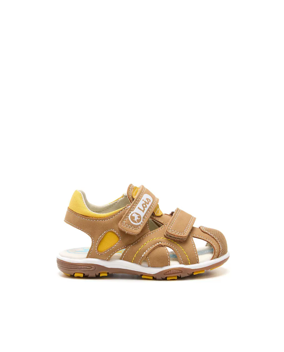 Сандалии для мальчиков с закрытым носком и регулируемой самоклеящейся застежкой Lois, коричневый
Сандалии для мальчиков с закрытым носком и регулируемой самоклеящейся застежкой Lois, коричневый