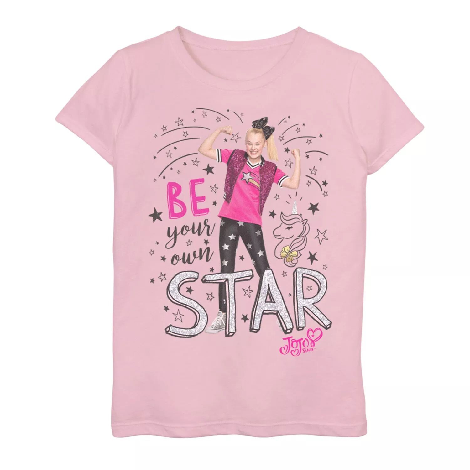 Футболка с рисунком Jojo Siwa для девочек 7–16 лет «Будь своей звездой» Licensed Character
Футболка с рисунком Jojo Siwa для девочек 7–16 лет «Будь своей звездой» Licensed Character