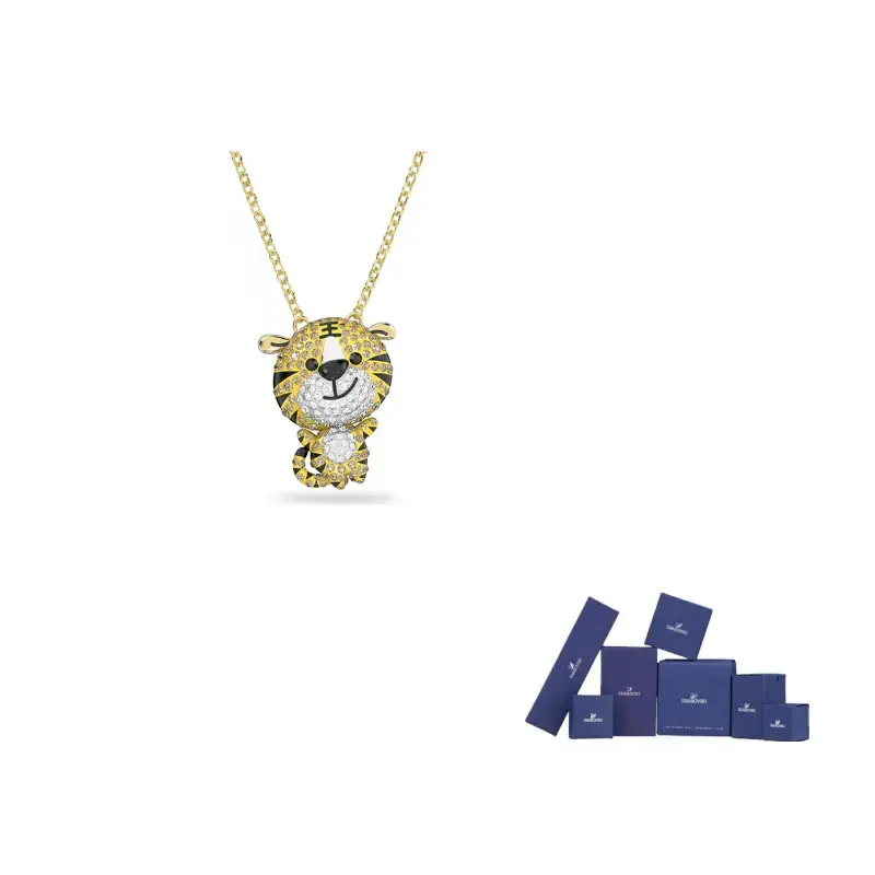 Swarovski Золотое ожерелье с элементом знака зодиака Тигр для женщин
Swarovski Золотое ожерелье с элементом знака зодиака Тигр для женщин