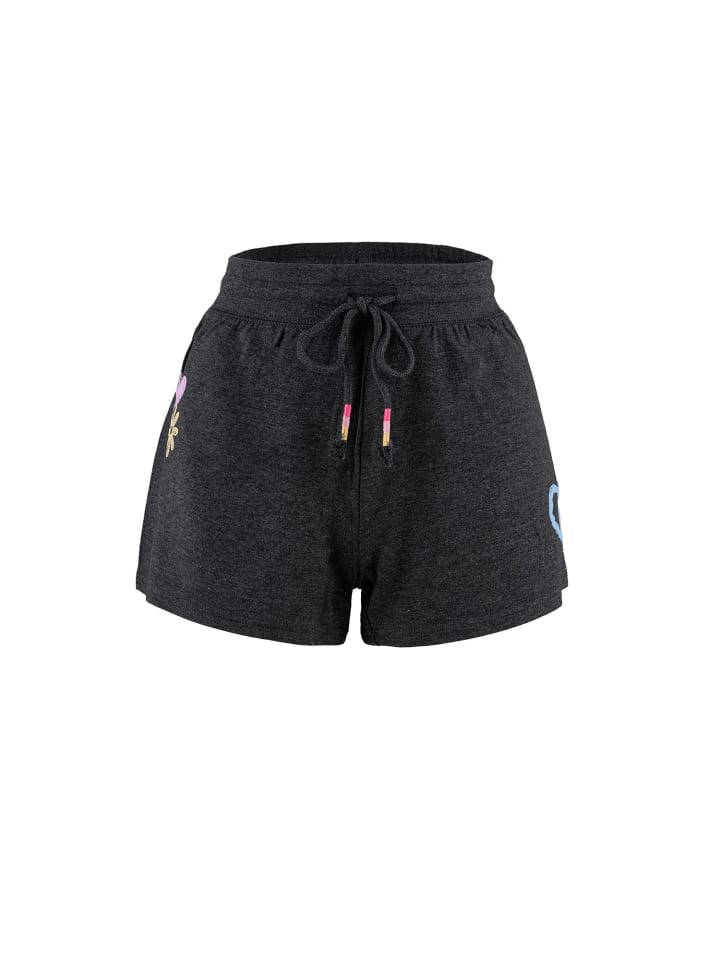 Пижамные шорты Peace & Love антрацитово-мелированного цвета. P.J. Salvage
Пижамные шорты Peace & Love антрацитово-мелированного цвета. P.J. Salvage