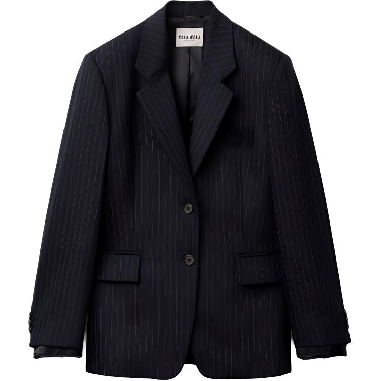 Деловой пиджак женский синий Miu Miu
Деловой пиджак женский синий Miu Miu