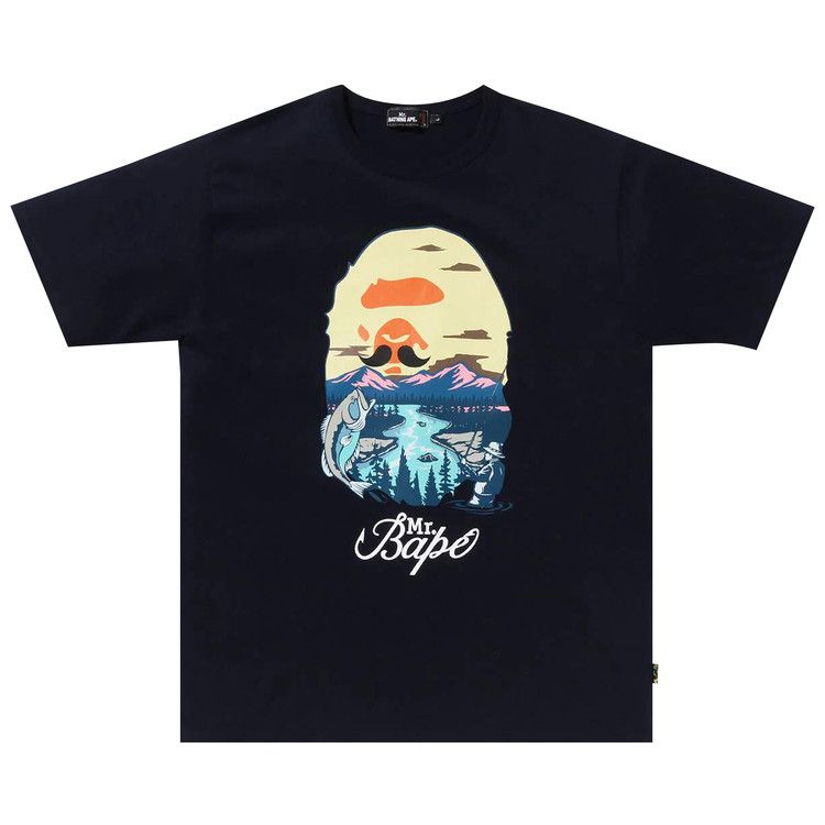 Футболка BAPE Mr. Bathing Ape Head Wide Tee, Navy
Футболка BAPE Mr. Bathing Ape Head Wide Tee, Navy
