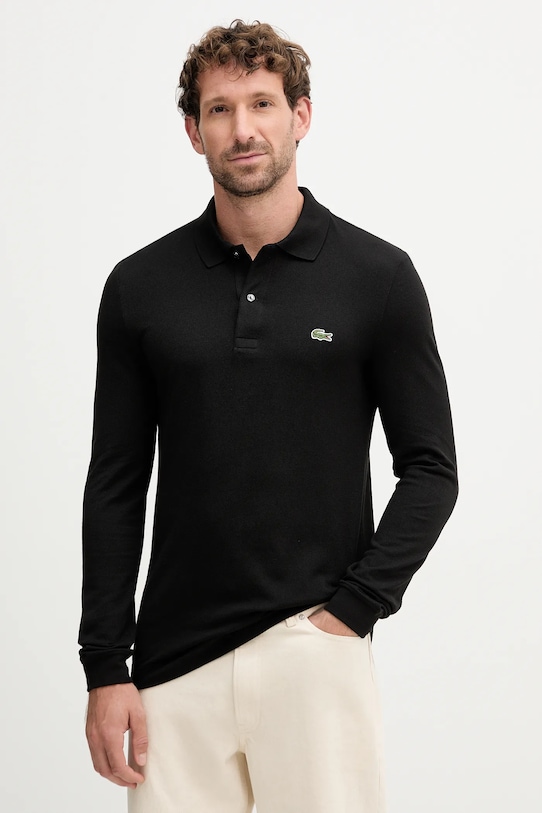 Хлопковый лонгслив Lacoste, черный
Хлопковый лонгслив Lacoste, черный