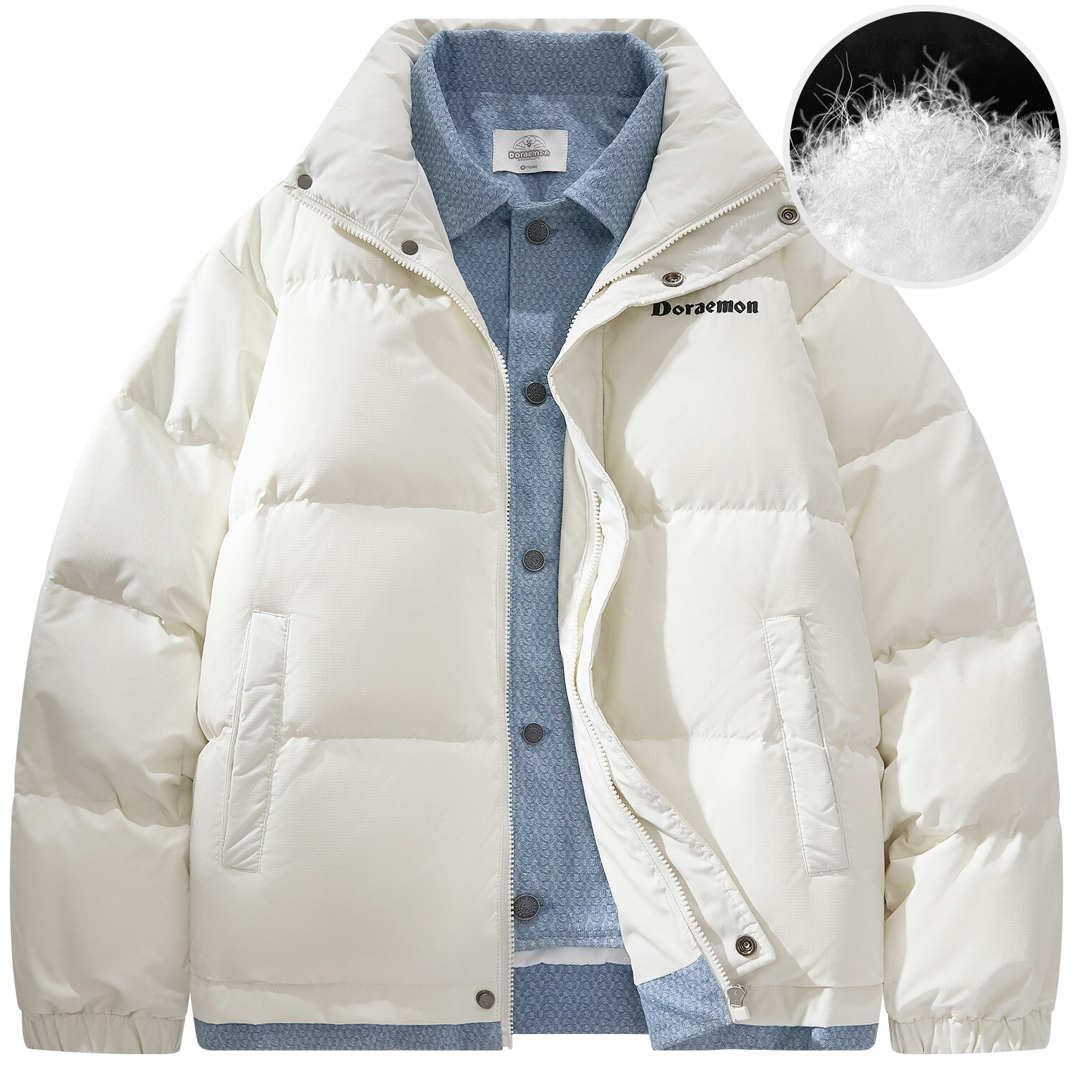 Пуховик унисекс Doraemon, Черный
Пуховик унисекс Doraemon, Черный