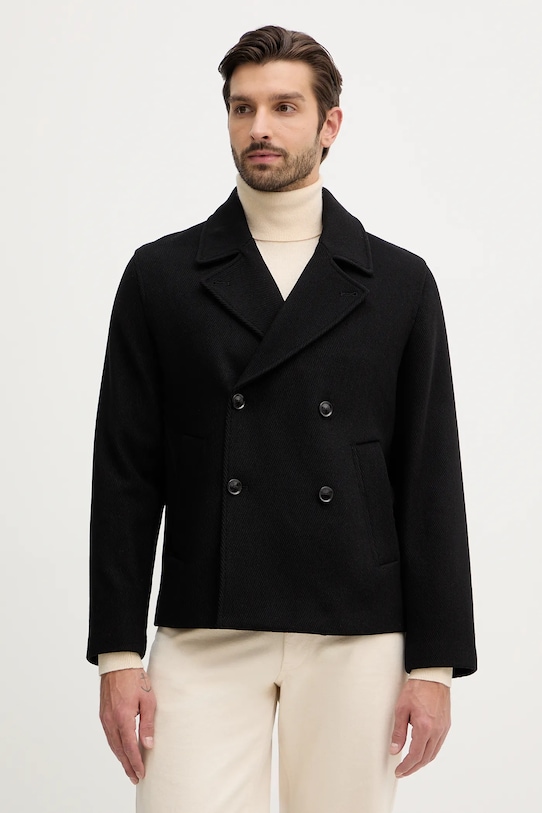 Пальто с шерстью Sisley, черный
Пальто с шерстью Sisley, черный