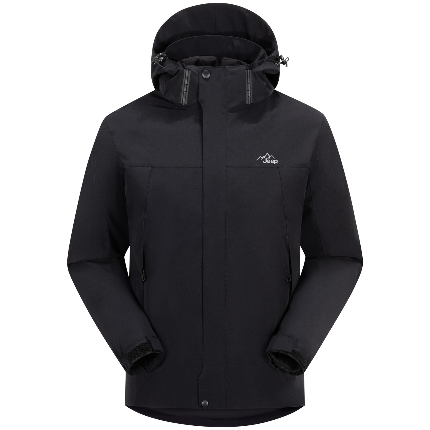 Пуховик унисекс Jeep, красный 
Пуховик унисекс Jeep, красный