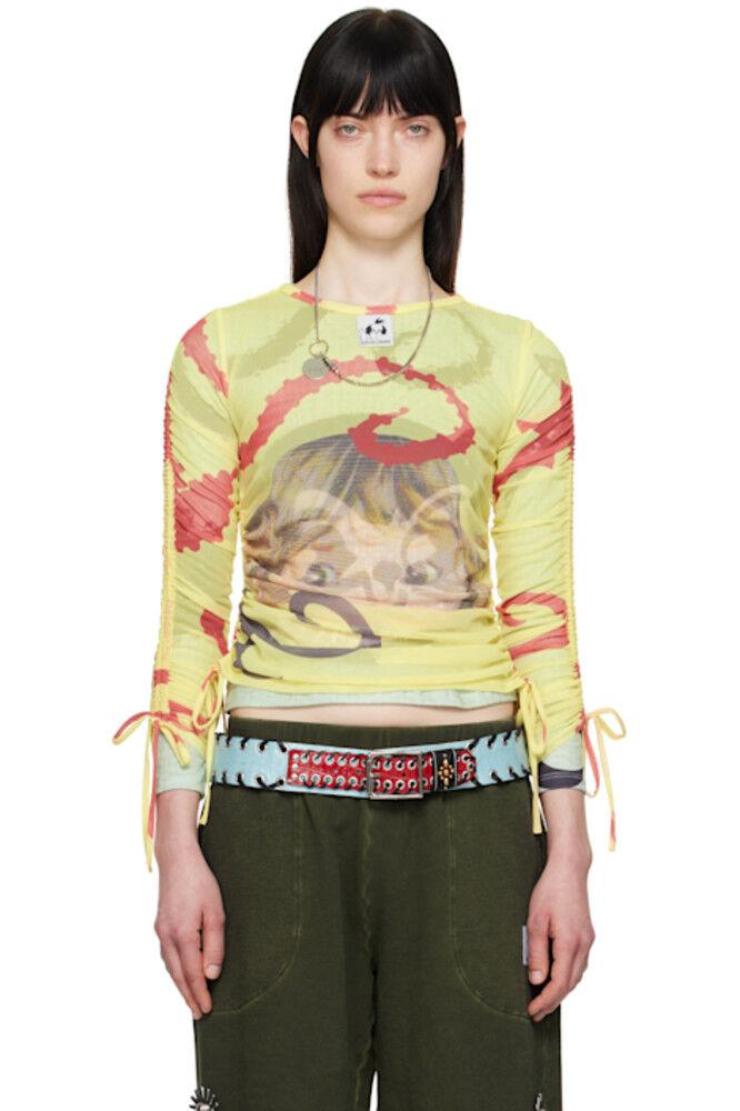 Футболка с длинным рукавом Sam Cat Ballast зеленого и желтого цвета Chopova Lowena
Футболка с длинным рукавом Sam Cat Ballast зеленого и желтого цвета Chopova Lowena