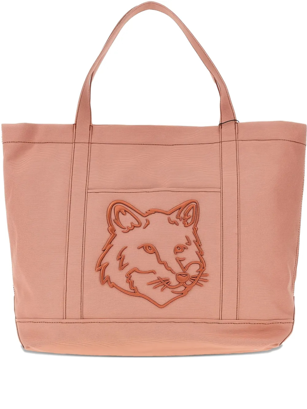 Большая сумка-тоут с изображением головы лисы Maison Kitsuné, розовый
Большая сумка-тоут с изображением головы лисы Maison Kitsuné, розовый